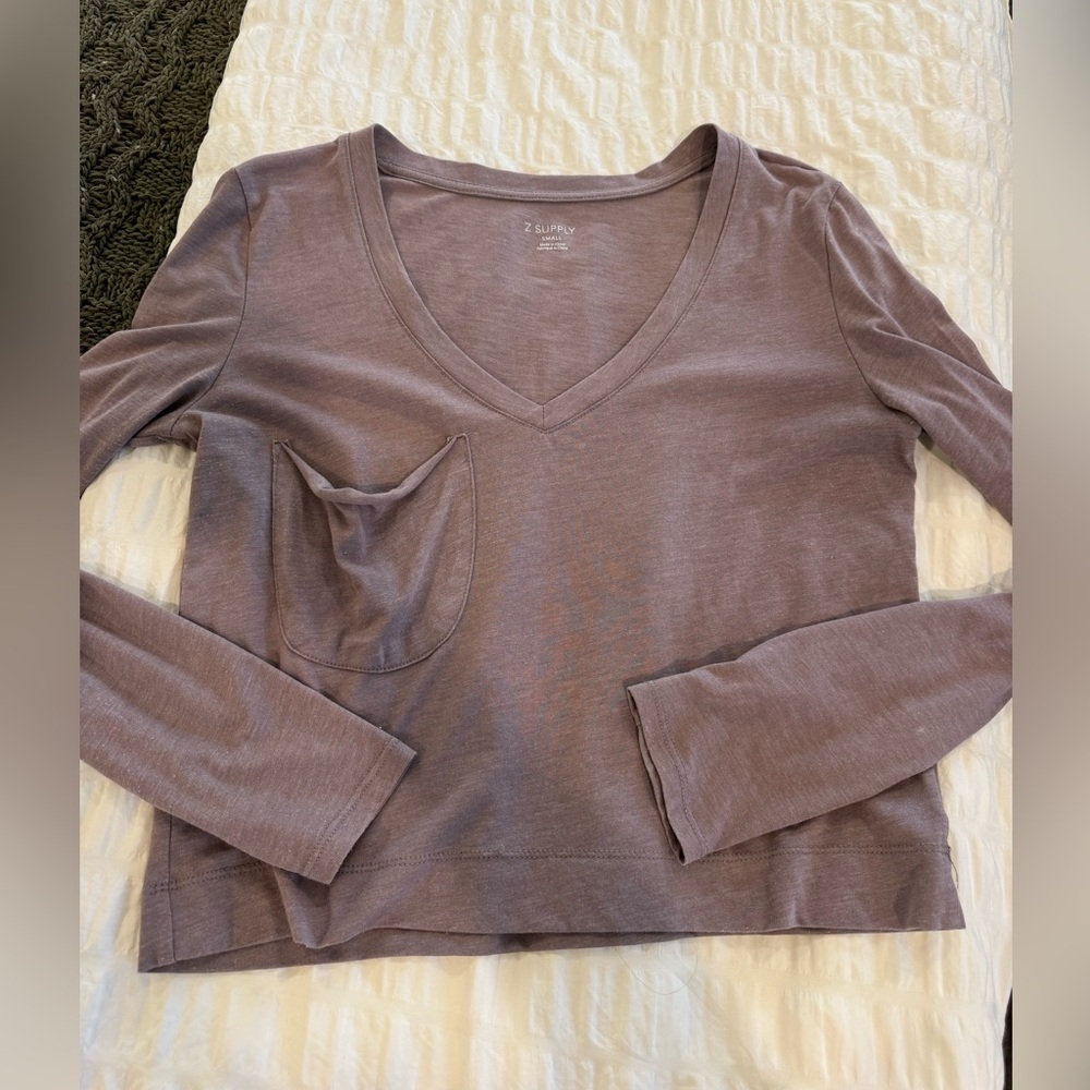 Z supply size small cropped long sleeve